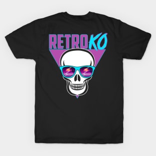 Retro KO Skull T-Shirt